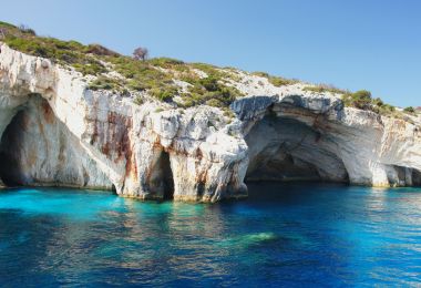 shipwreck blue caves  zakynthos cruise